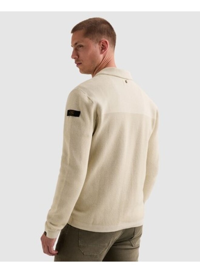 PKC2609352 7013 PME Legend Button jacket cotton structure mix Bone White