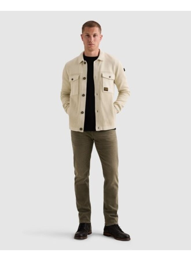 PKC2609352 7013 PME Legend Button jacket cotton structure mix Bone White