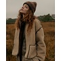 1s1312-12512 708 Summum Jacket Bonded teddy  Light taupe