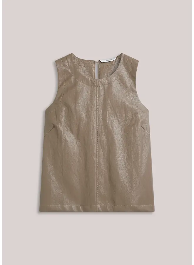 2s3557-12526 708 Summum Top Soft faux leather Light taupe