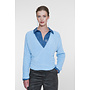 64512-10 625 Geisha Cross over hairy top blue