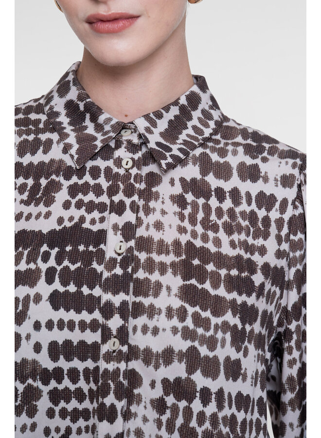 63696-20 775 Geisha blouse brown/sand