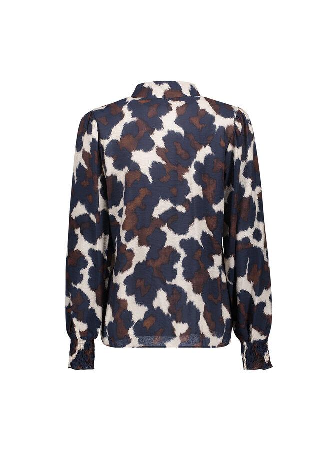 63667-20 720 Geisha blouse sand/blue