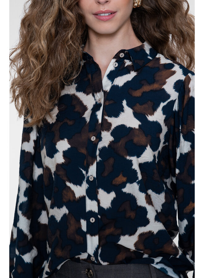 63667-20 720 Geisha blouse sand/blue