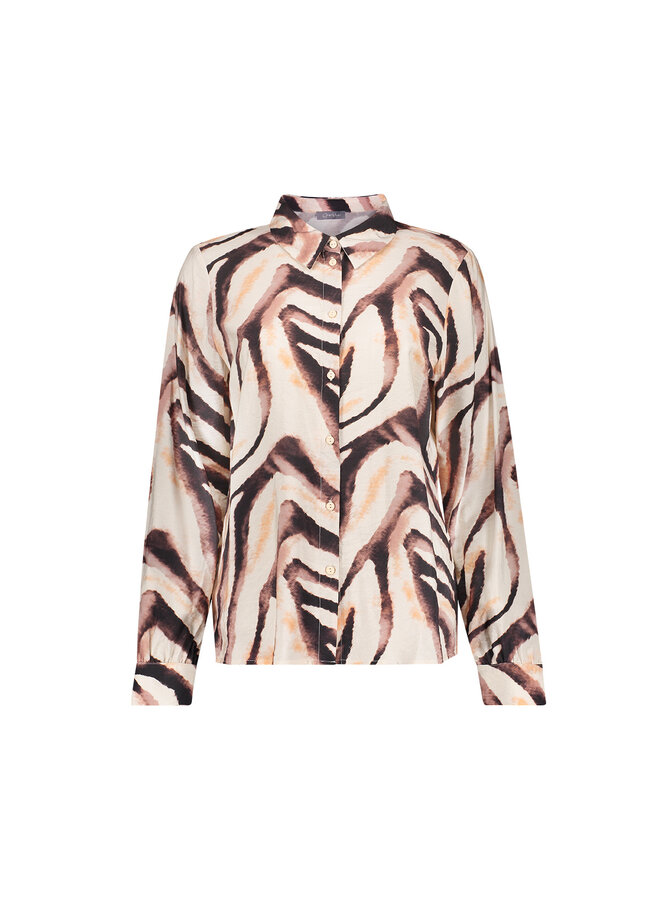 63659-20 720 Geisha blouse sand/brique
