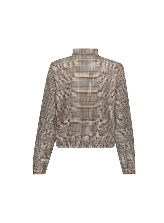 63651-20 735 Geisha blouse camel/grey
