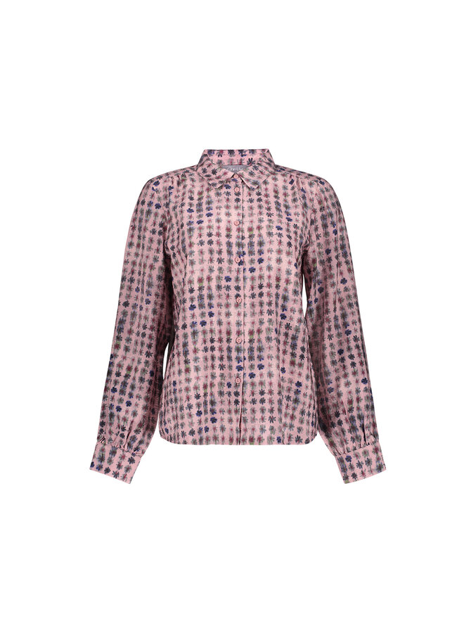 63635-20 420 Geisha blouse pink/green