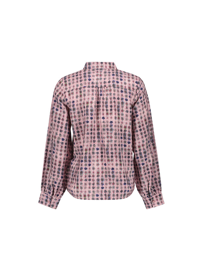 63635-20 420 Geisha blouse pink/green
