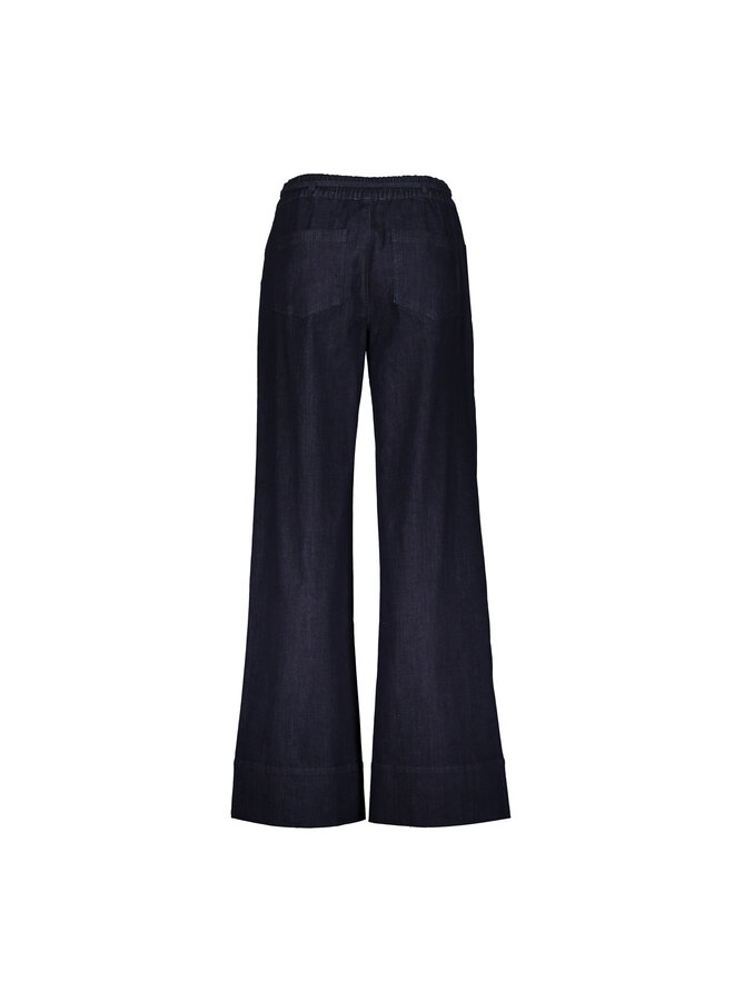 61518-10 880 Geisha Jeans wide dark blue denim