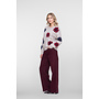 61500-10 480 Geisha Jeans wide burgundy