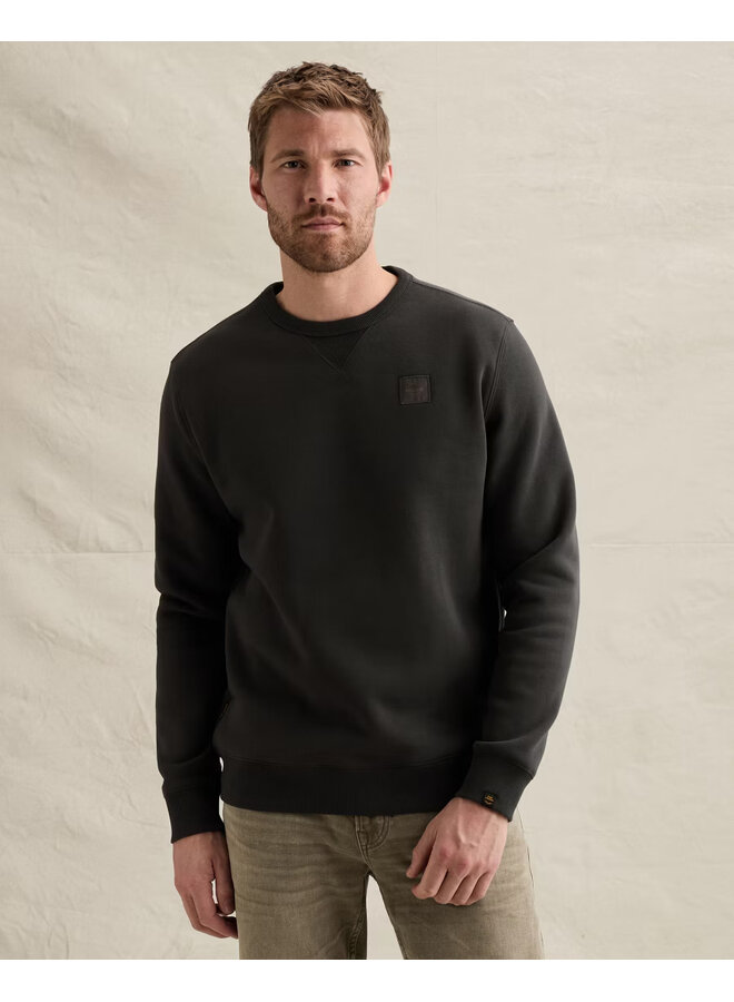 PSW2609453 9140 PME Legend Crewneck soft fleece sweat Obsidian