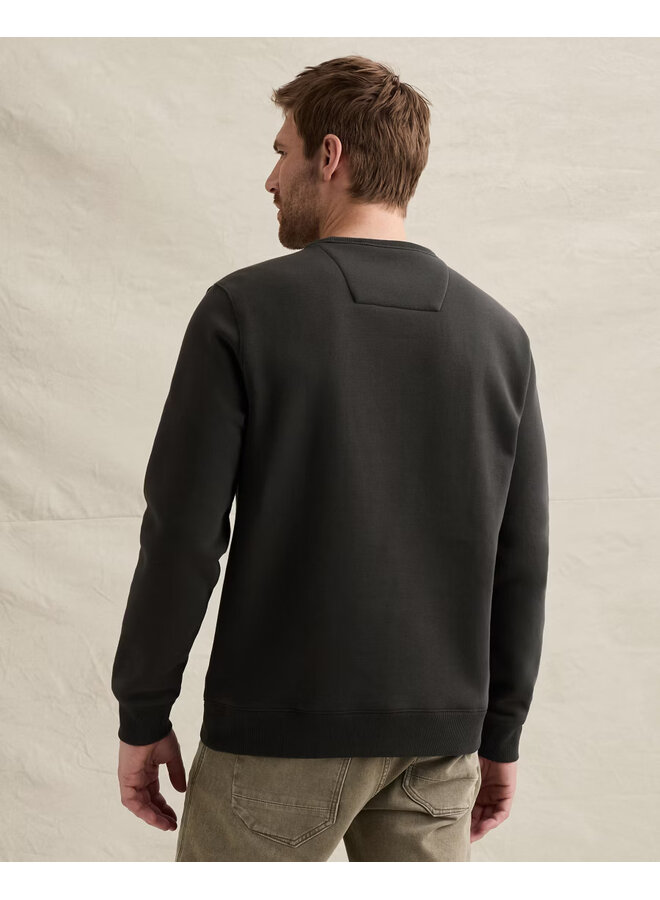 PSW2609453 9140 PME Legend Crewneck soft fleece sweat Obsidian