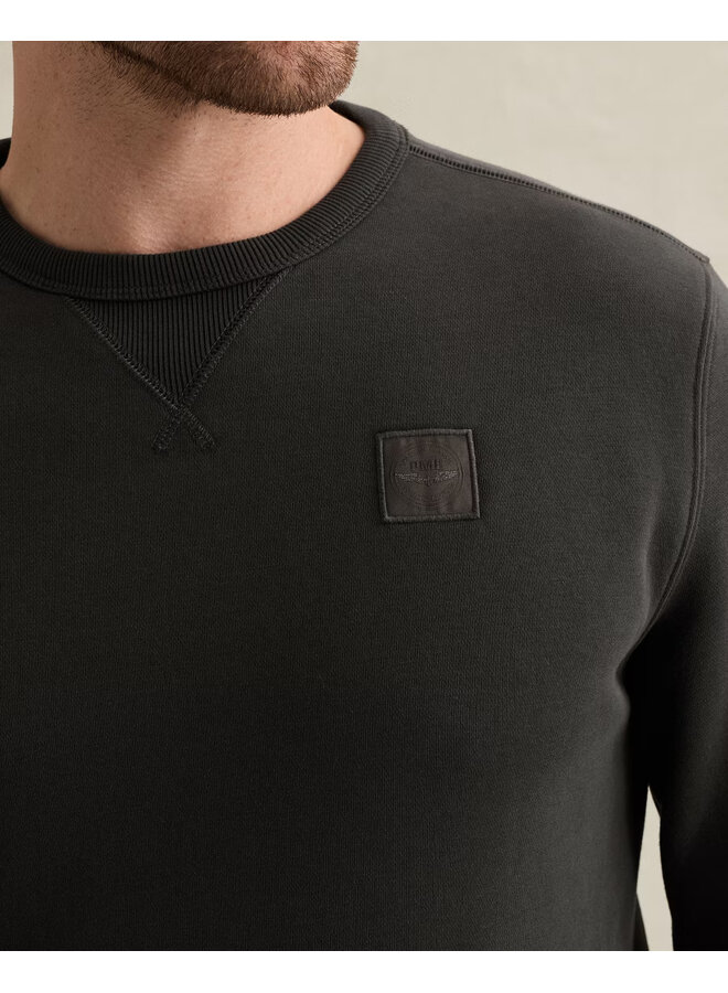 PSW2609453 9140 PME Legend Crewneck soft fleece sweat Obsidian