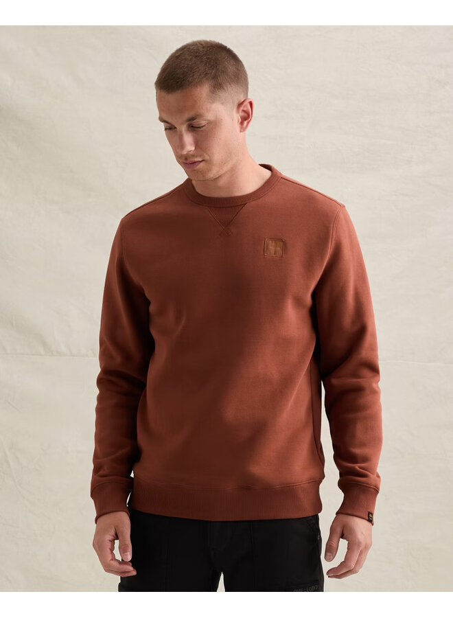 PSW2609453 8178 PME Legend Crewneck soft fleece sweat Arabian Spice