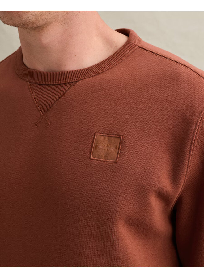 PSW2609453 8178 PME Legend Crewneck soft fleece sweat Arabian Spice