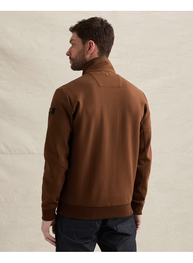 PSW2609437 8168 PME Legend Zip jacket interlock sweat Cappuccino