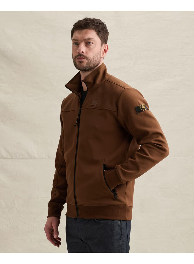 PSW2609437 8168 PME Legend Zip jacket interlock sweat Cappuccino