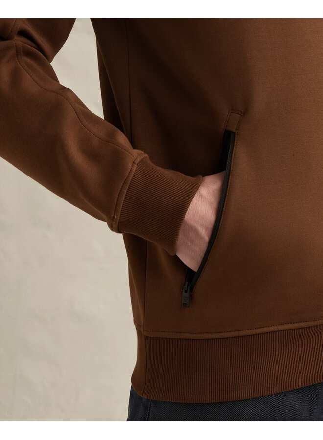 PSW2609437 8168 PME Legend Zip jacket interlock sweat Cappuccino