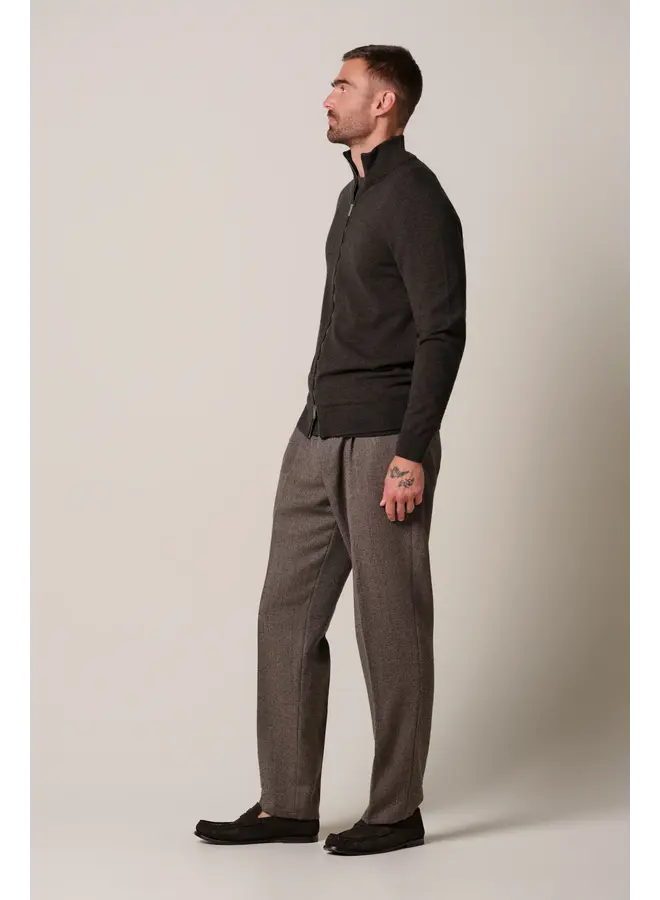 PPXJ30013E Profuomo Cardigan full zip brown