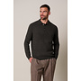 PPXJ30041E Profuomo polo long sleeve dark brown