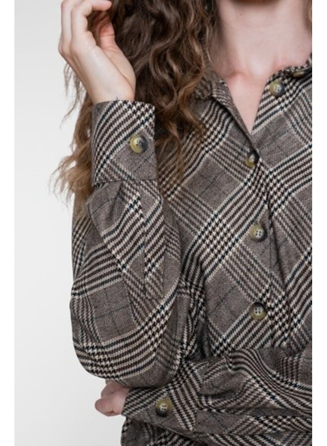 65619-20 775 Geisha jacket brown/blue