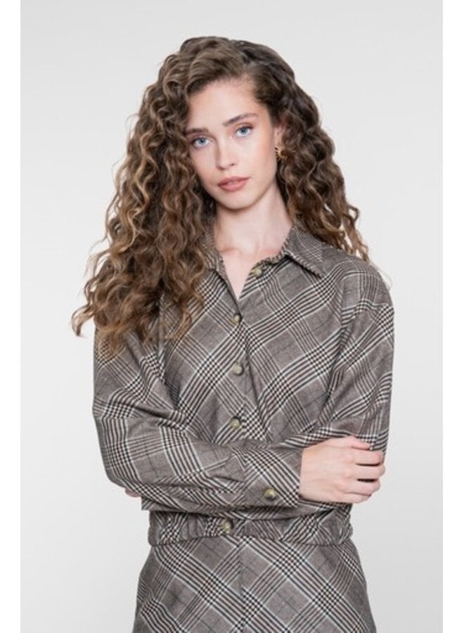 65619-20 775 Geisha jacket brown/blue