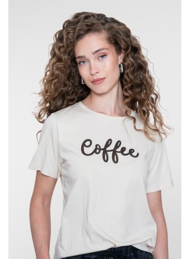 62571-41 720 Geisha T-shirt "coffee" sand/brown