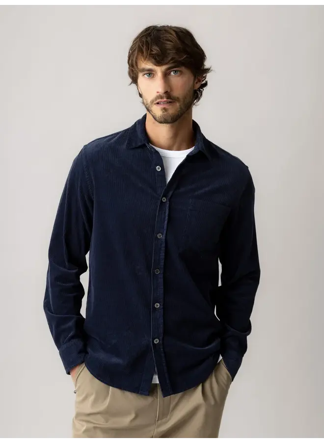 506170 469 MosMosh MMGAlden Corduroy Shirt Navy