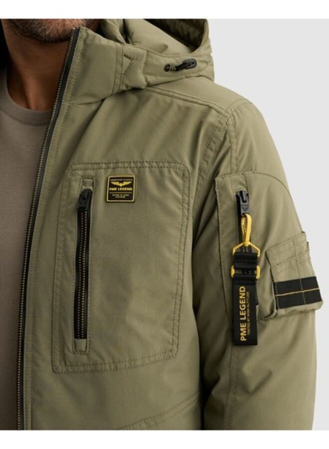 PJA2609142 6414 PME Legend Semi long jacket CONESTOGA Dasrip Dusty Olive