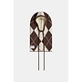 W26C399 60-5 Penn & Ink Balaclava brown ecru