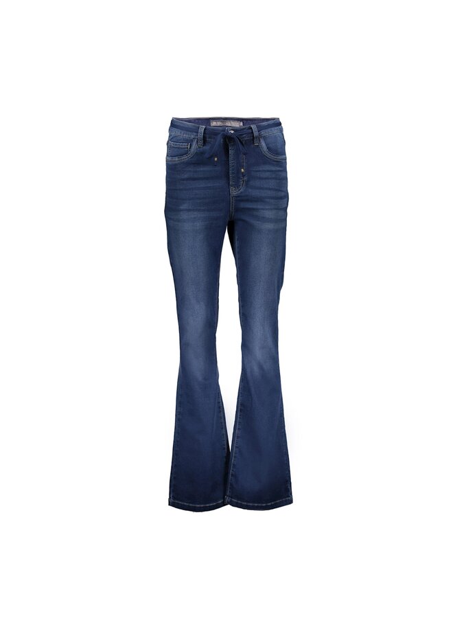 JENNIFER 812 Geisha Jeans flair blue denim stonewash
