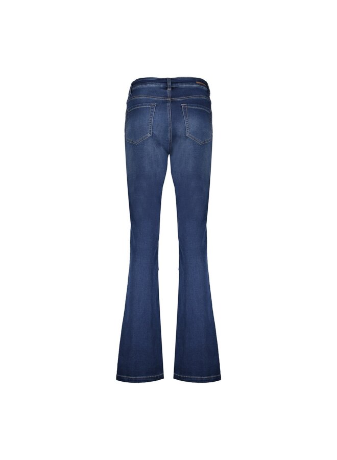 JENNIFER 812 Geisha Jeans flair blue denim stonewash