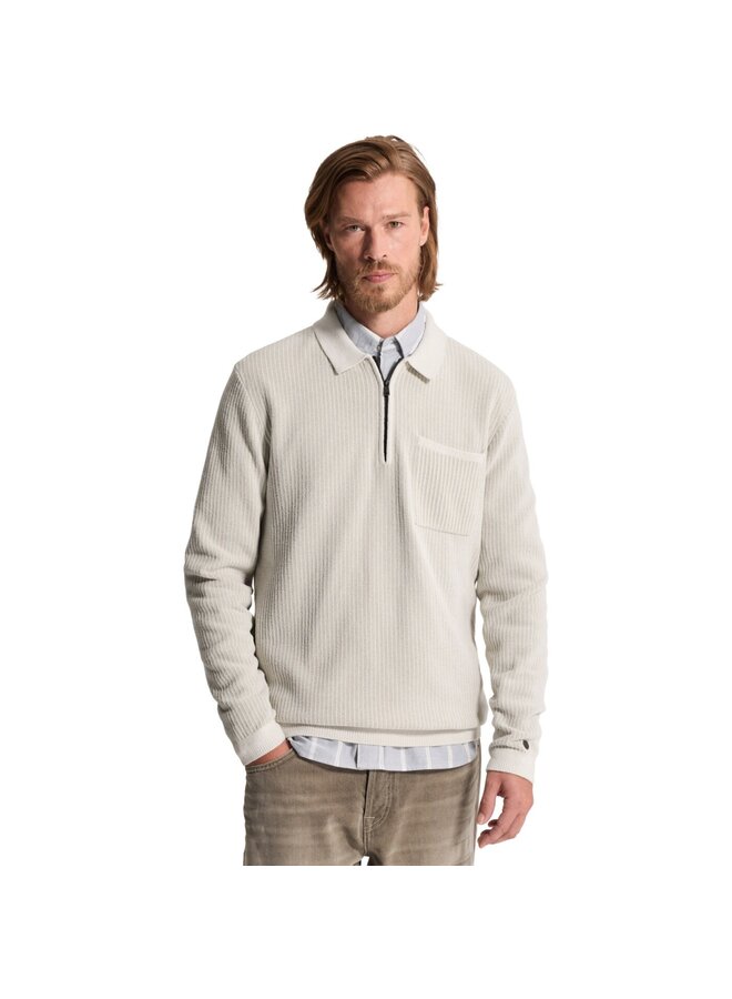 CKW2609314 7555 Cast Iron Crewneck regular fit soft blend White Down