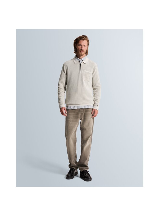 CKW2609314 7555 Cast Iron Crewneck regular fit soft blend White Down