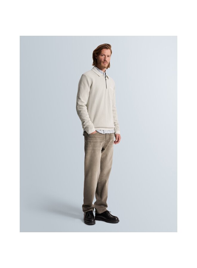 CKW2609314 7555 Cast Iron Crewneck regular fit soft blend White Down