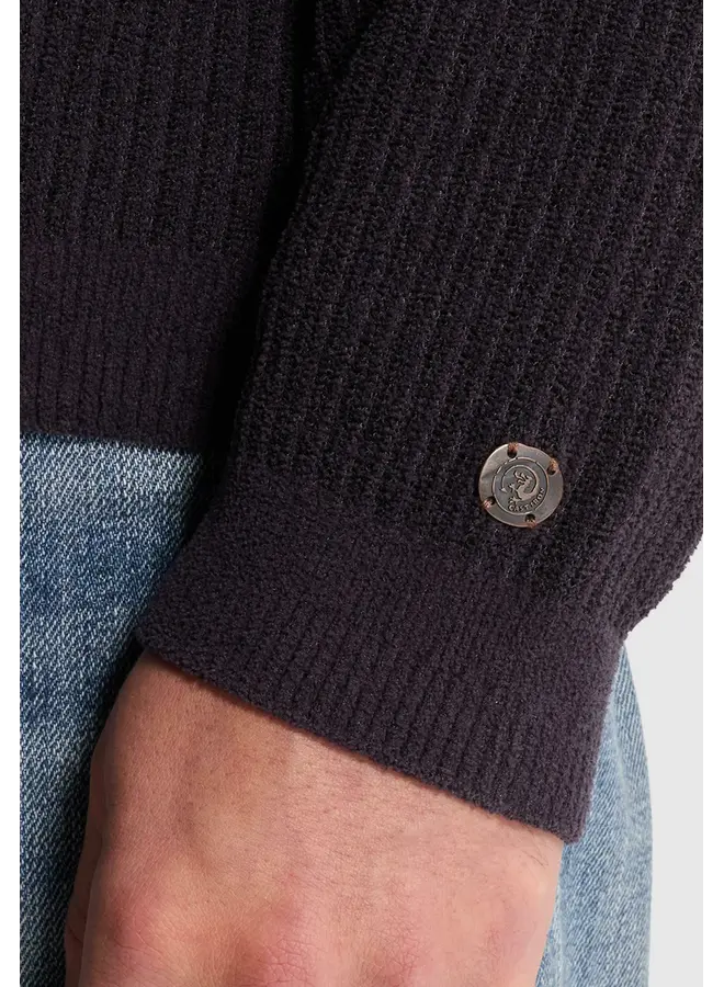 CKW2609314 4163 Cast Iron Crewneck regular fit soft blend Nightshade
