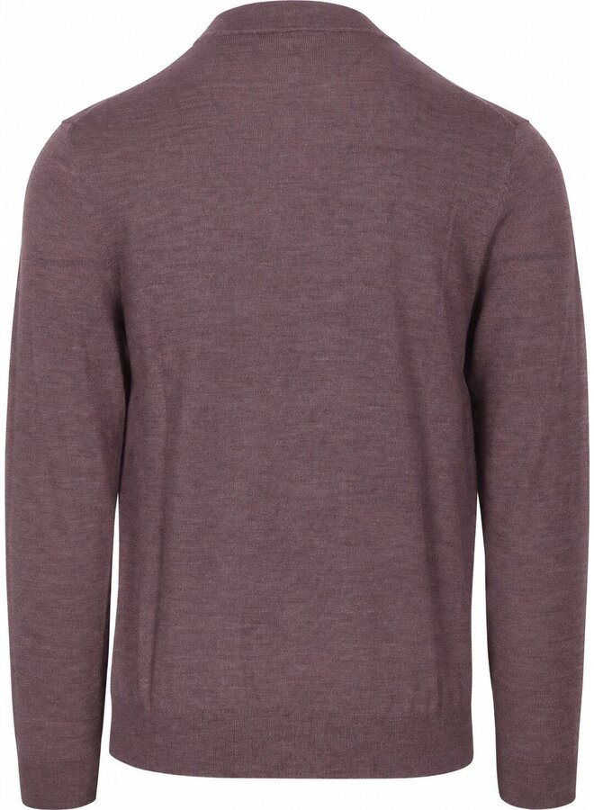 PPXJ30028J Profuomo merino mockneck aubergine