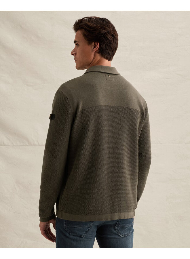 PKC2609352 8039 PME Legend Button jacket cotton structure mix Beluga
