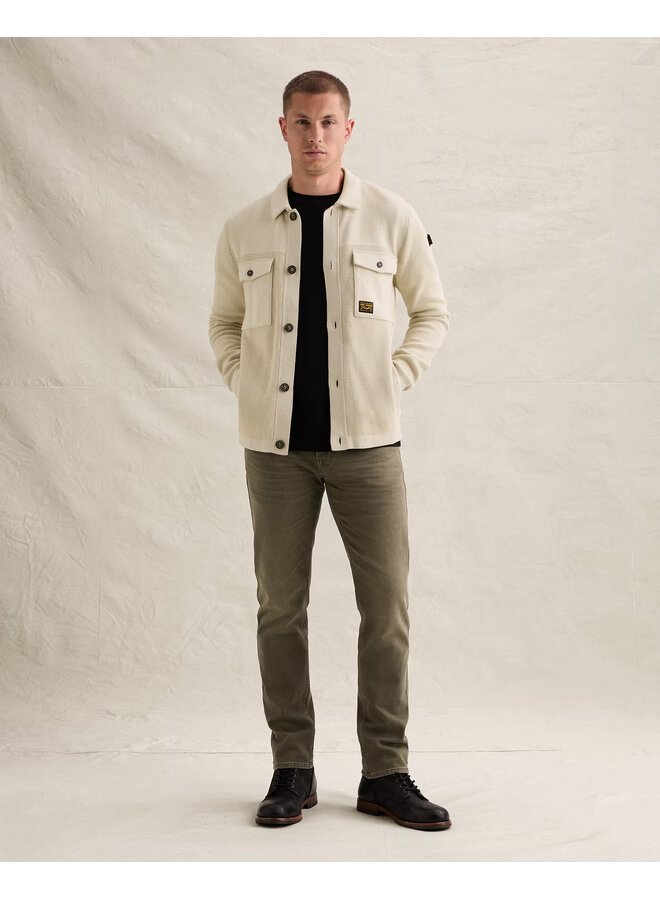 PKC2609352 7013 PME Legend Button jacket cotton structure mix Bone White