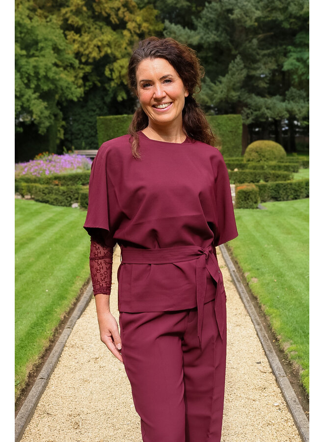 173340 278 Mos Mosh MM Rikala Miley Blouse Port Royale