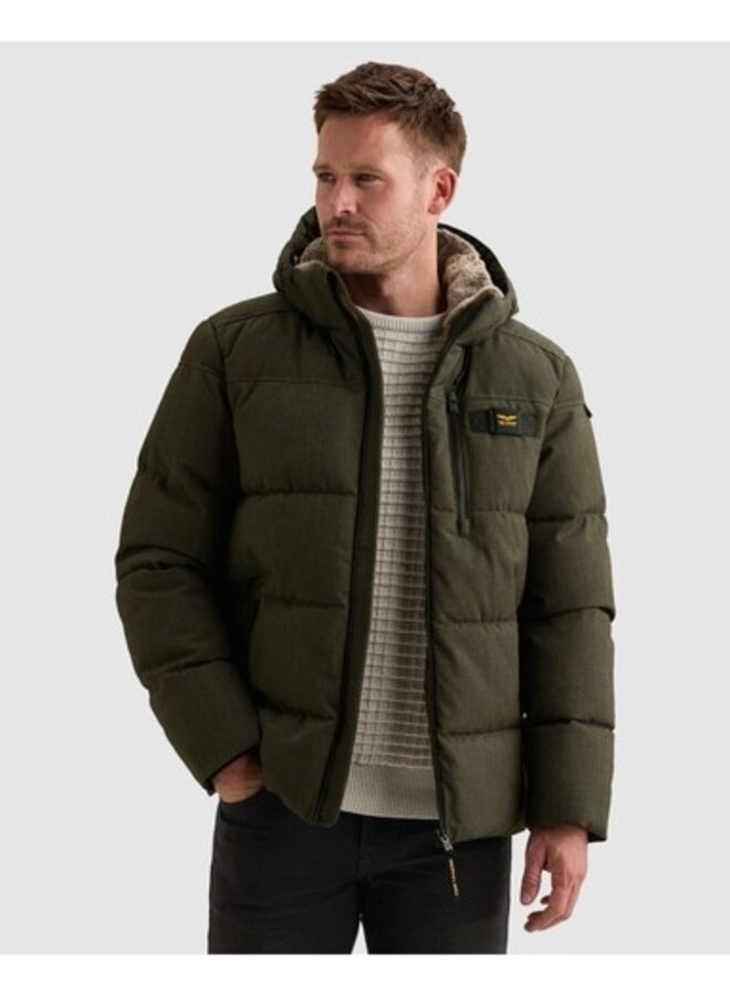 PJA2609118 8039 PME Legend Semi long jacket YETCRAFT Melange Twill Beluga