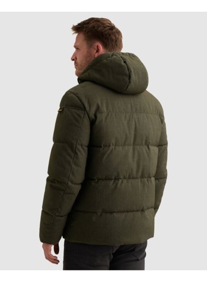 PJA2609118 8039 PME Legend Semi long jacket YETCRAFT Melange Twill Beluga