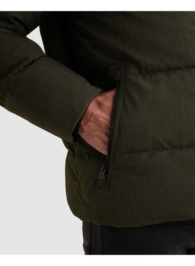 PJA2609118 8039 PME Legend Semi long jacket YETCRAFT Melange Twill Beluga