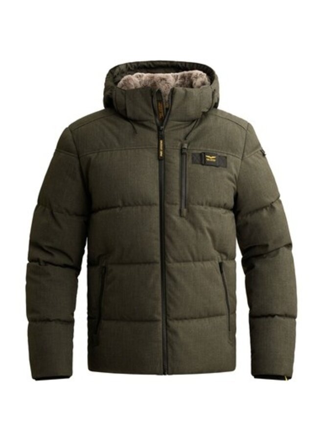 PJA2609118 8039 PME Legend Semi long jacket YETCRAFT Melange Twill Beluga