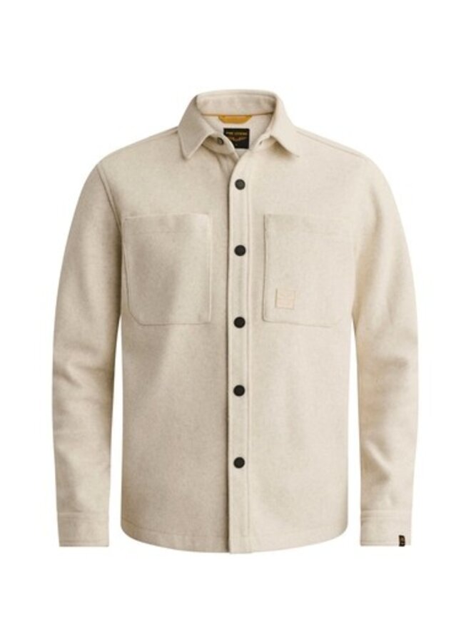 PSI2609241 7013 PME Legend Long sleeve shirt Melange look Bone White