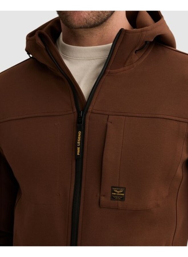 PSW2609458 8168 PME Legend Zip jacket interlock Cappuccino