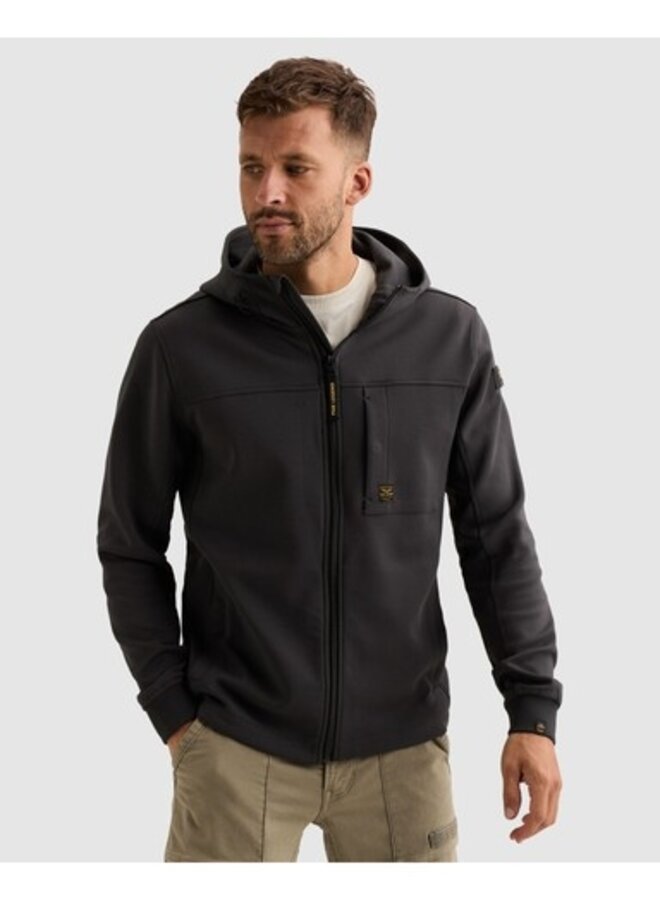PSW2609458 9140 PME Legend Zip jacket interlock Obsidian