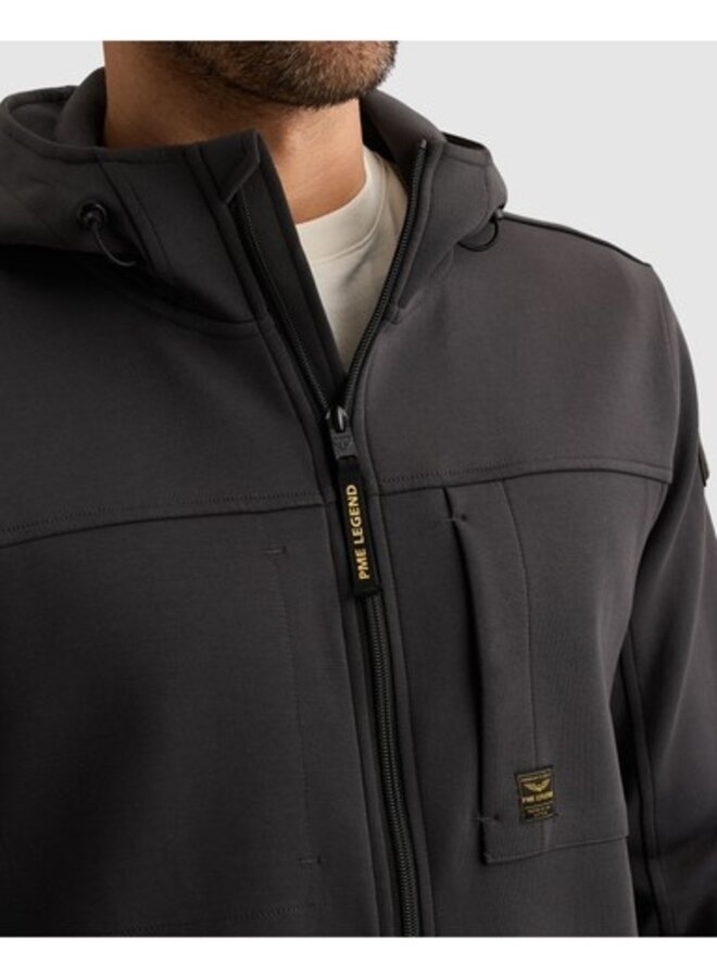 PSW2609458 9140 PME Legend Zip jacket interlock Obsidian