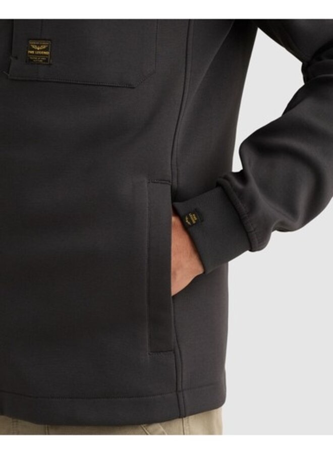 PSW2609458 9140 PME Legend Zip jacket interlock Obsidian