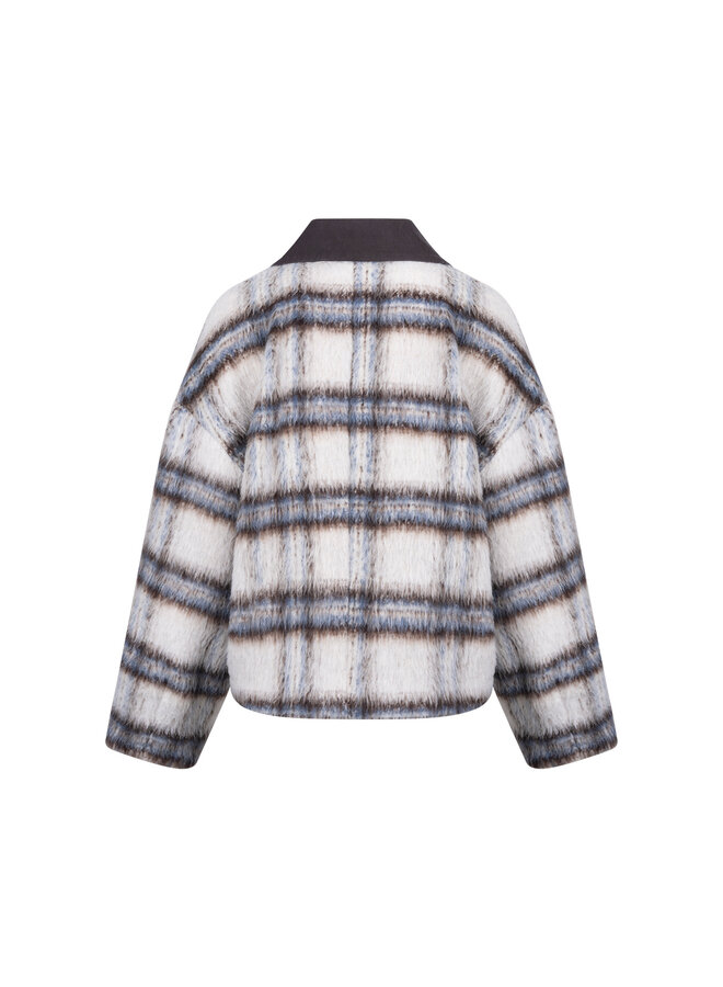 NKF13093 388 Nukus Debora Jacket Offwhite/Chocolate